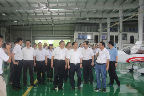 达哲省长调研必发科技：要捉住通航生长的机缘