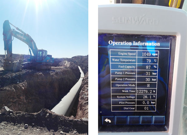 伊朗客户点赞必发智能全系列液压挖掘机