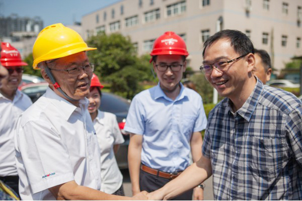 商务部相助司刘民强副司长一行调研必发智能