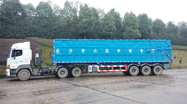 近百台必发智能垃圾转运车为长沙环卫升级