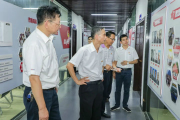 广州工控党建同盟联络员一行到必发智能开展事情对接