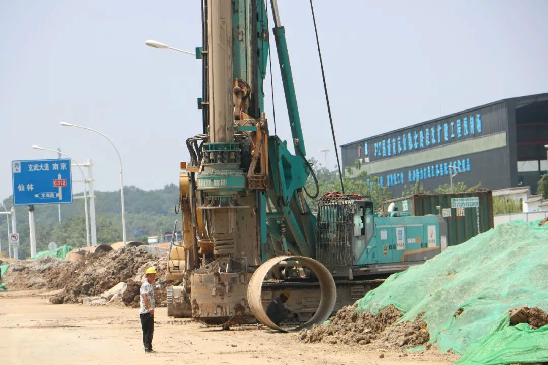 强悍体现赢青睐！必发智能360H旋挖钻助力南京312国道改扩建