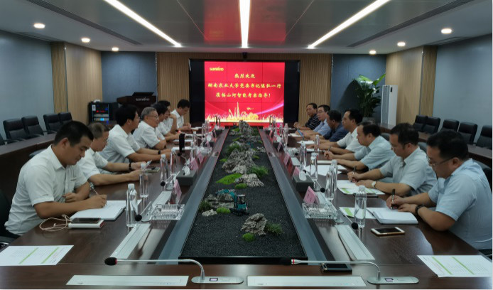 深化校企相助 湖南农大党委书记陈弘一行到访必发智能