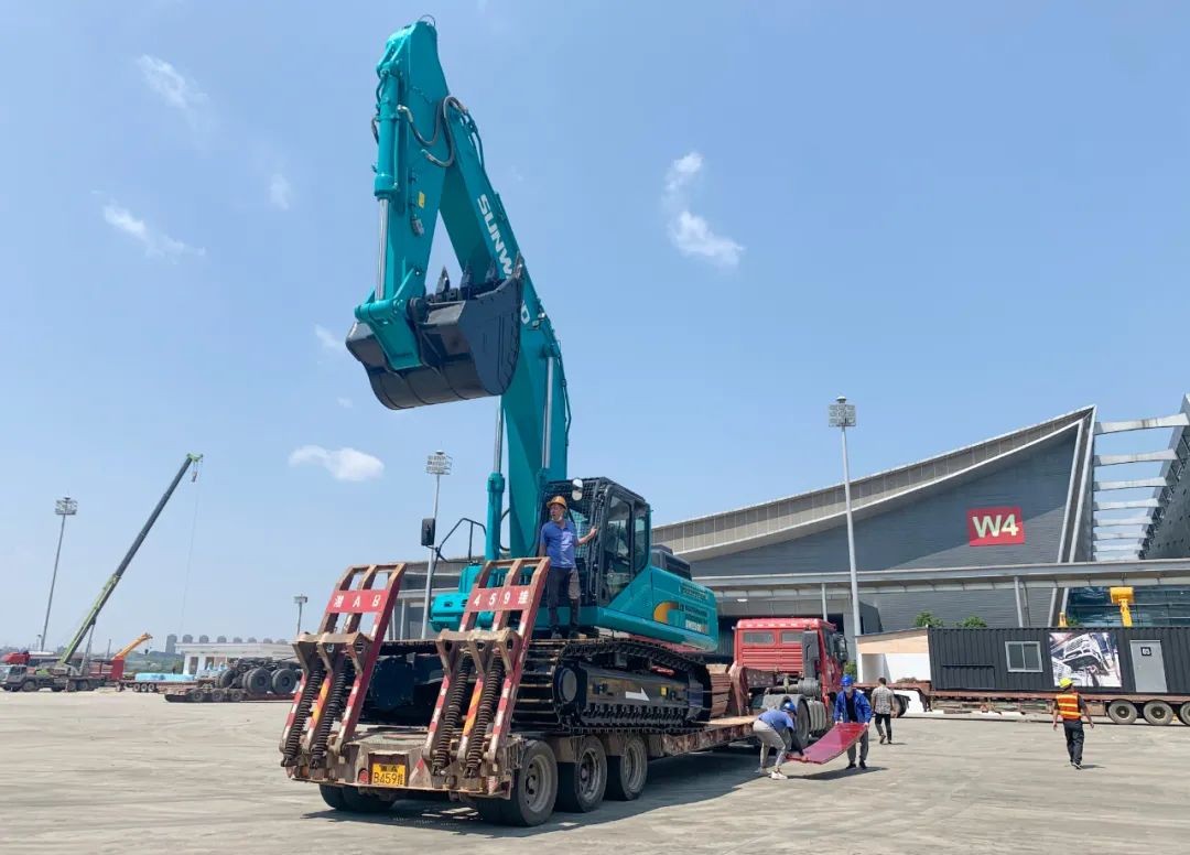 进场布展！2021年长沙国际工程机械展倒计时，，，，，必发智能展区亮点提前剧透