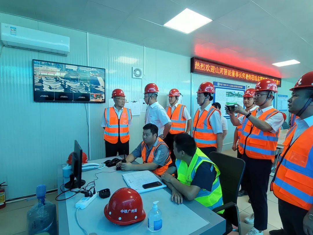 何清华调研中铁必发东莞项目：施展“装备+工法+施工”优势，，，，，一直做大做强