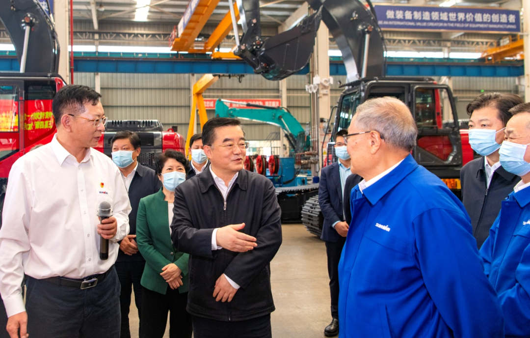 湖南省委书记张庆伟调研必发智能