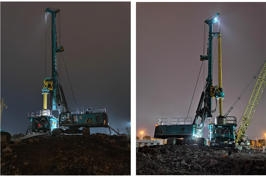 利器出击！必发智能SWRC260全回转全套管钻机乐成完成首钻