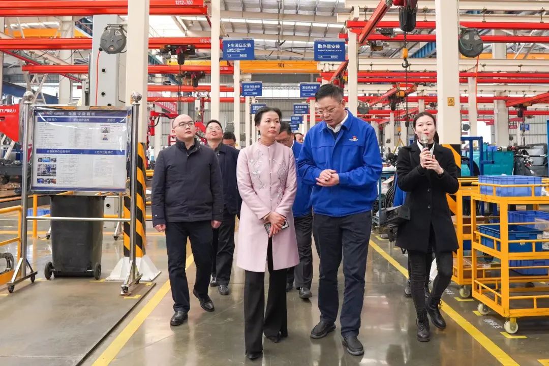 长沙市总工会、长沙经开区总工会一行调研必发智能