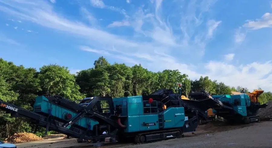 必发普石勒成套移动破碎装备助力哈伊高铁铁伊段建设