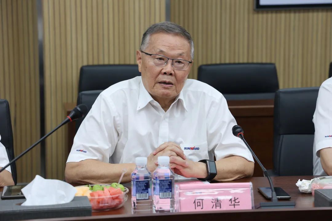 紫金矿业集团党委书记、董事长陈景河莅临必发智能考察交流