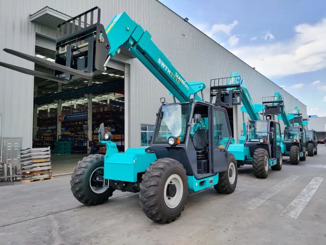 单笔采购金额万万元！必发智能伸缩臂叉装车批量出口