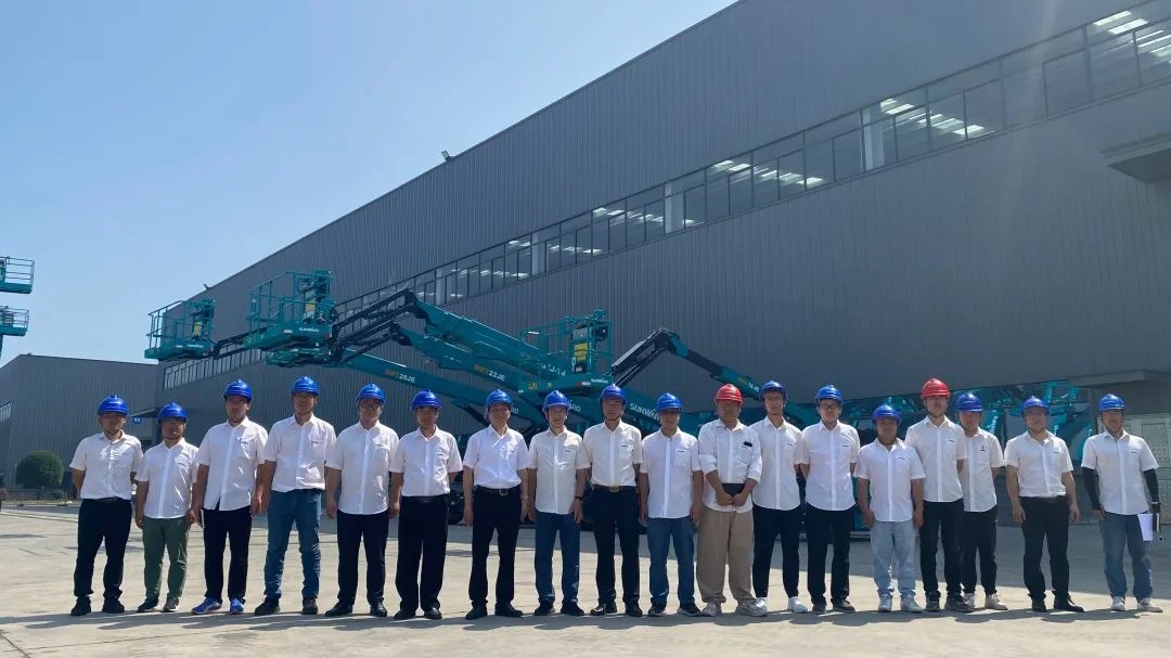 新能源家族再添“新丁”！必发智能三款电动臂式高空作业平台齐下线