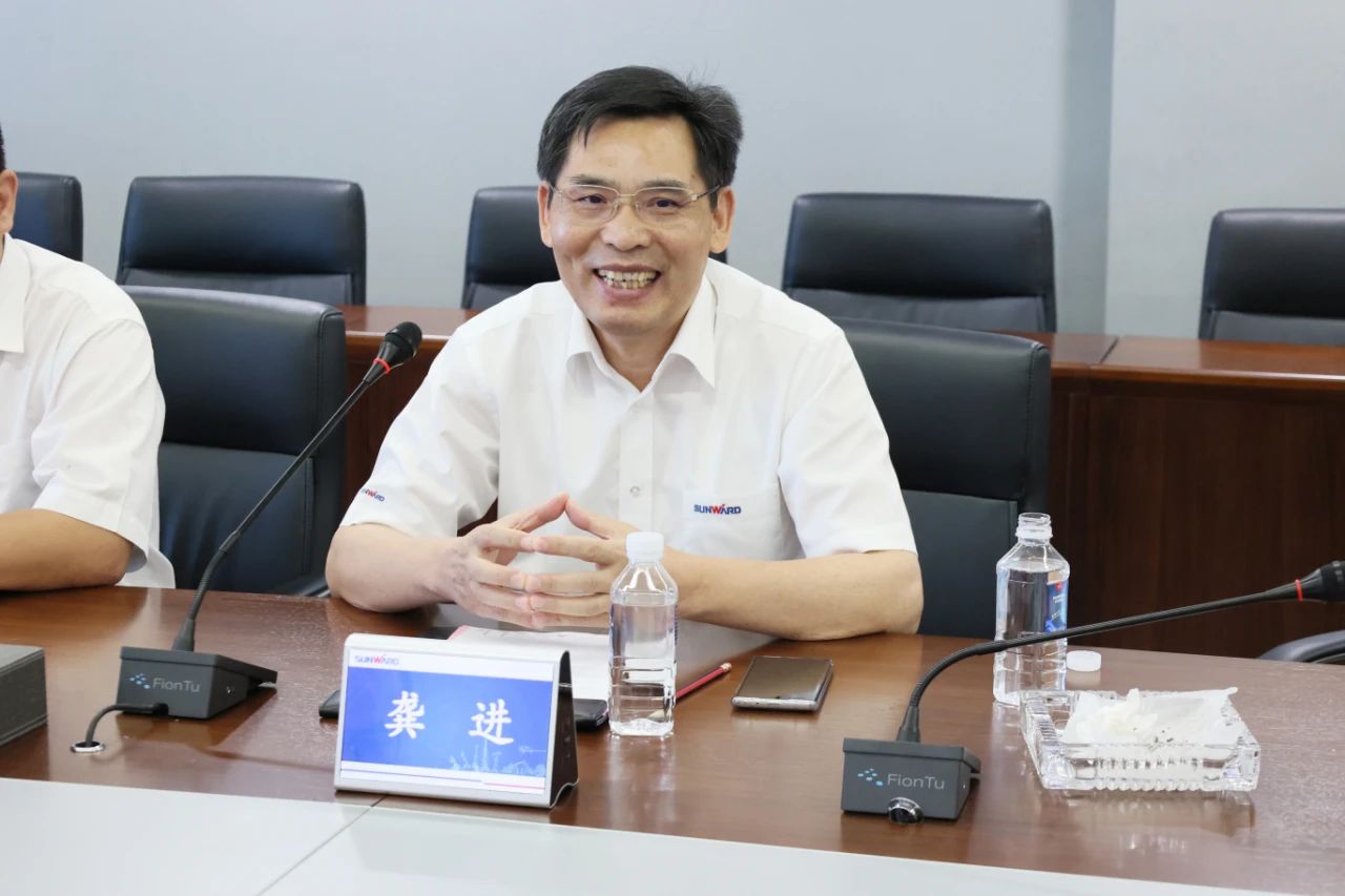 永青科技集团董事长胡晓东带队到访必发智能