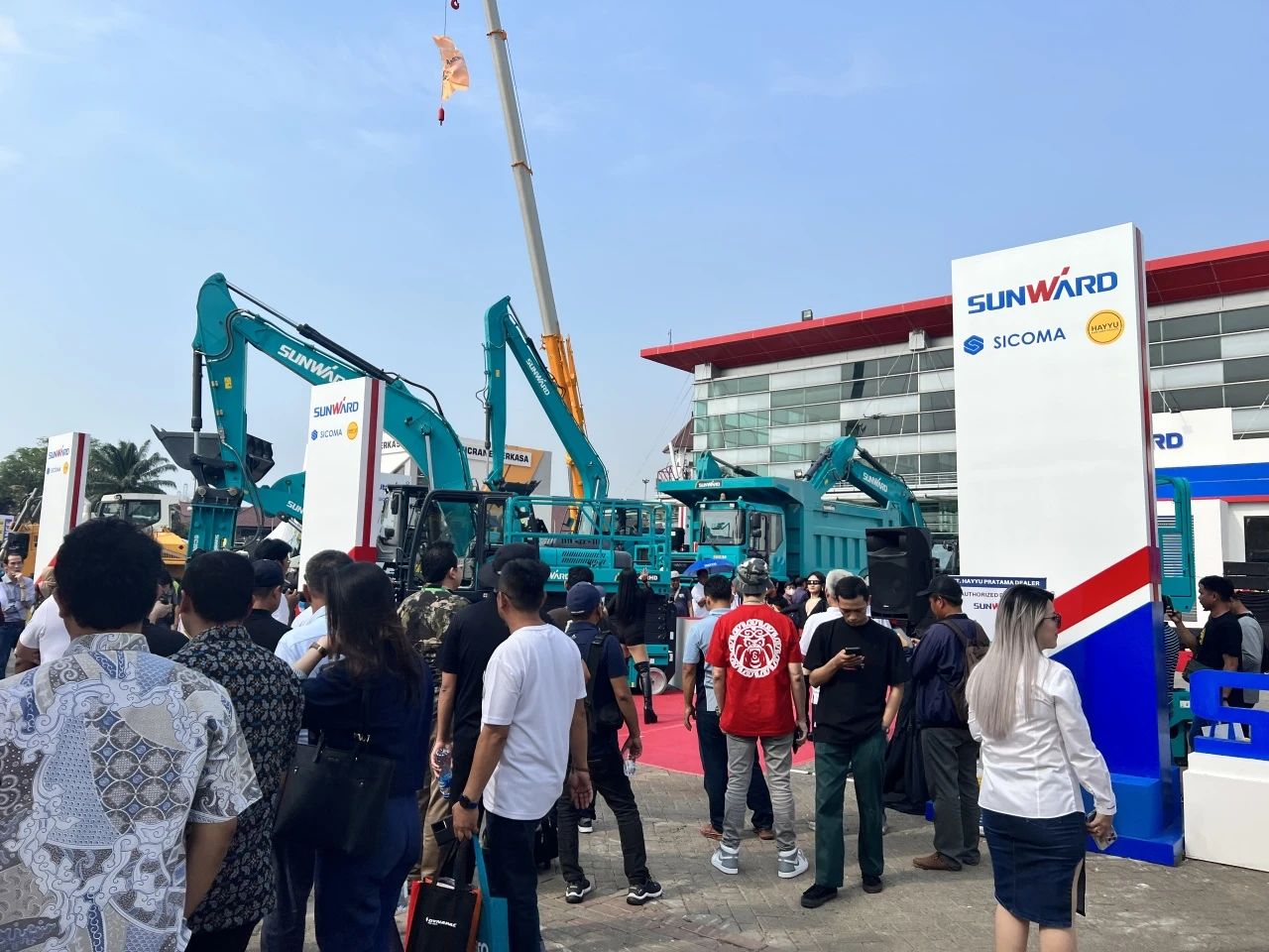 深耕细作，，，逆势增添！必发智能艳服亮相印尼雅加达矿业展