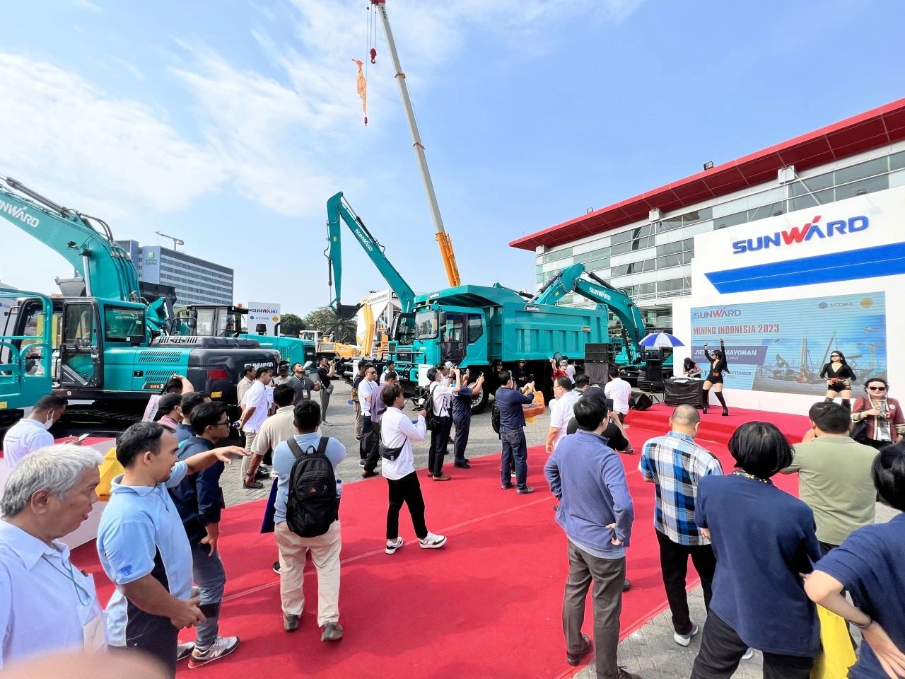 深耕细作，，，逆势增添！必发智能艳服亮相印尼雅加达矿业展