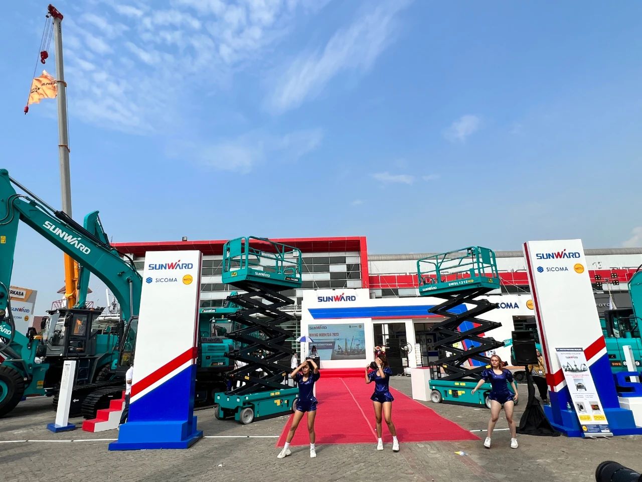 深耕细作，，，逆势增添！必发智能艳服亮相印尼雅加达矿业展