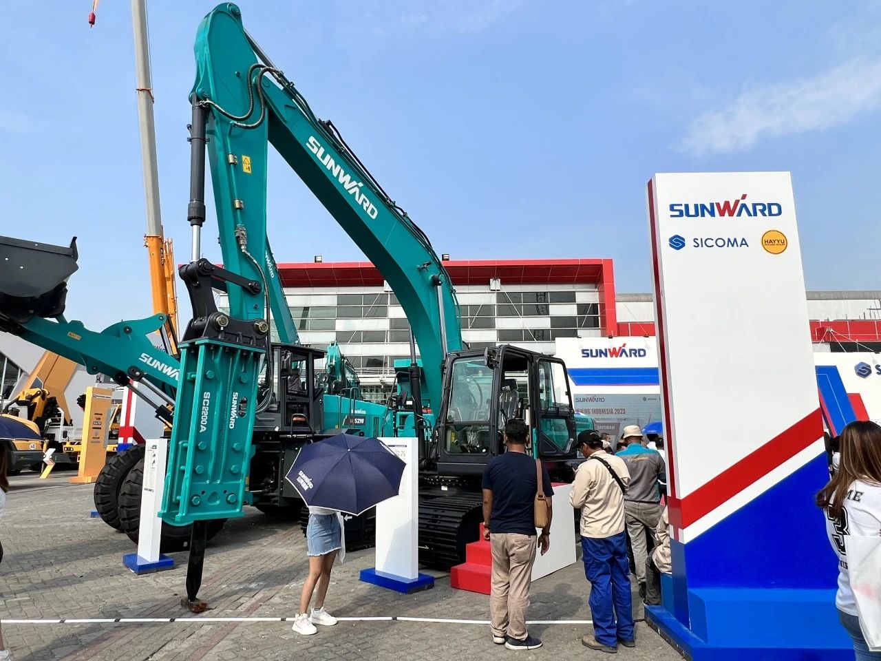 深耕细作，，，逆势增添！必发智能艳服亮相印尼雅加达矿业展