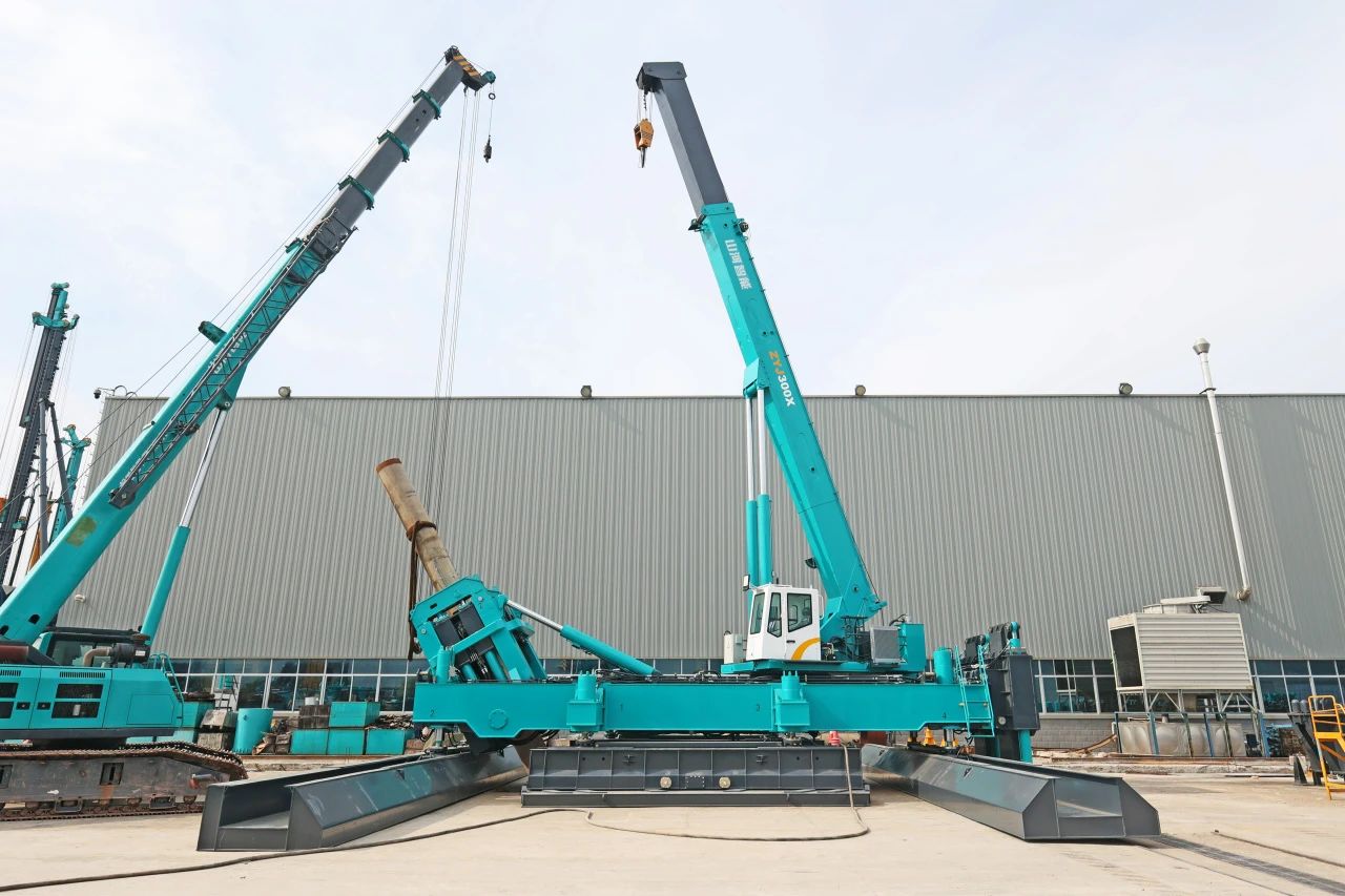 “必发绿”闪灼西子湖畔！必发智能ZYJ300X斜桩压桩机强势来袭