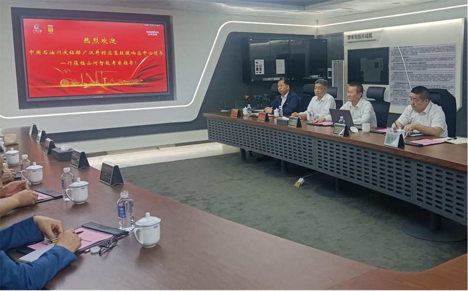 国家油气田井控应抢救援川庆队庞平一行调研必发智能