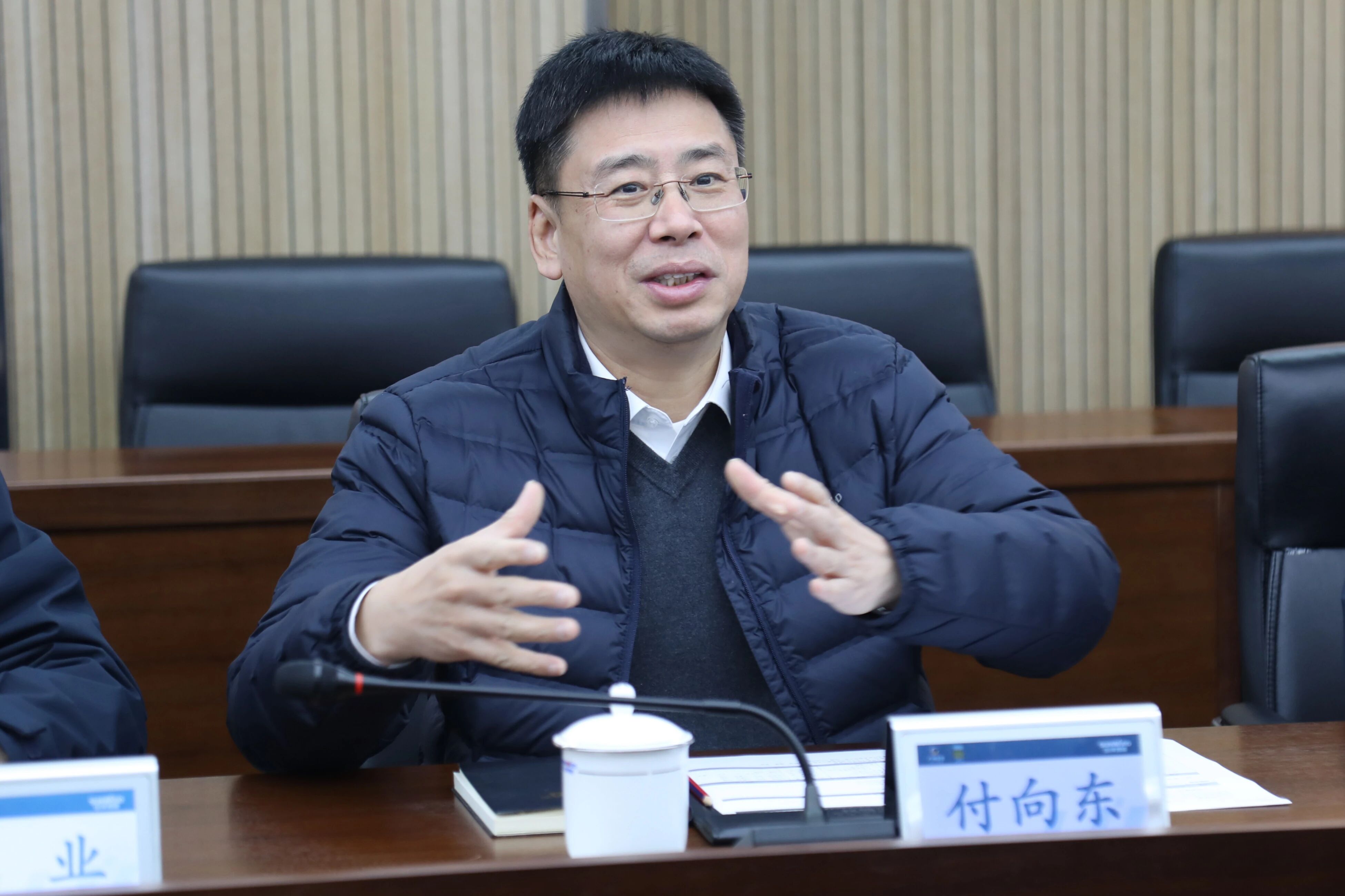 中国出口信用包管公司湖南分公司认真人蔡旺到访必发智能