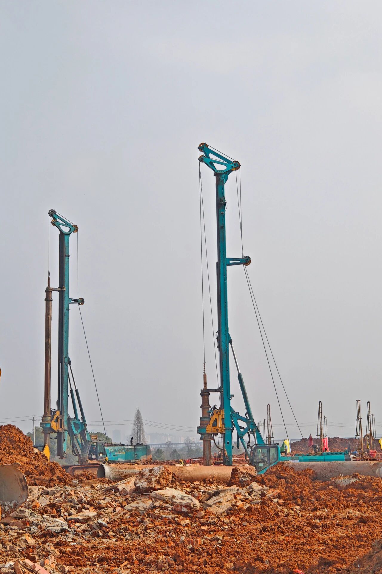 刷新“进度条”、修建新地标！必发智能旋挖集群助力长沙奥体中心建设